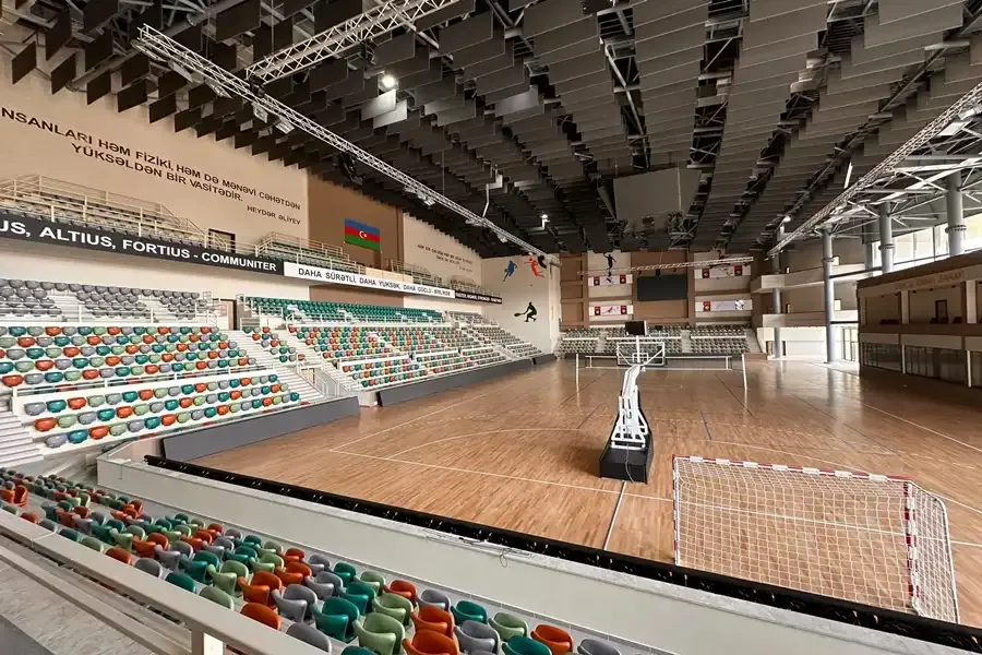 Gence İdman Sarayı Azerbaycan 4.000 Kişilik